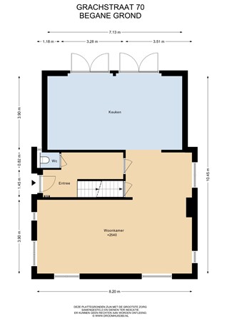 Floorplan - Grachtstraat 70, 6438 HP Oirsbeek